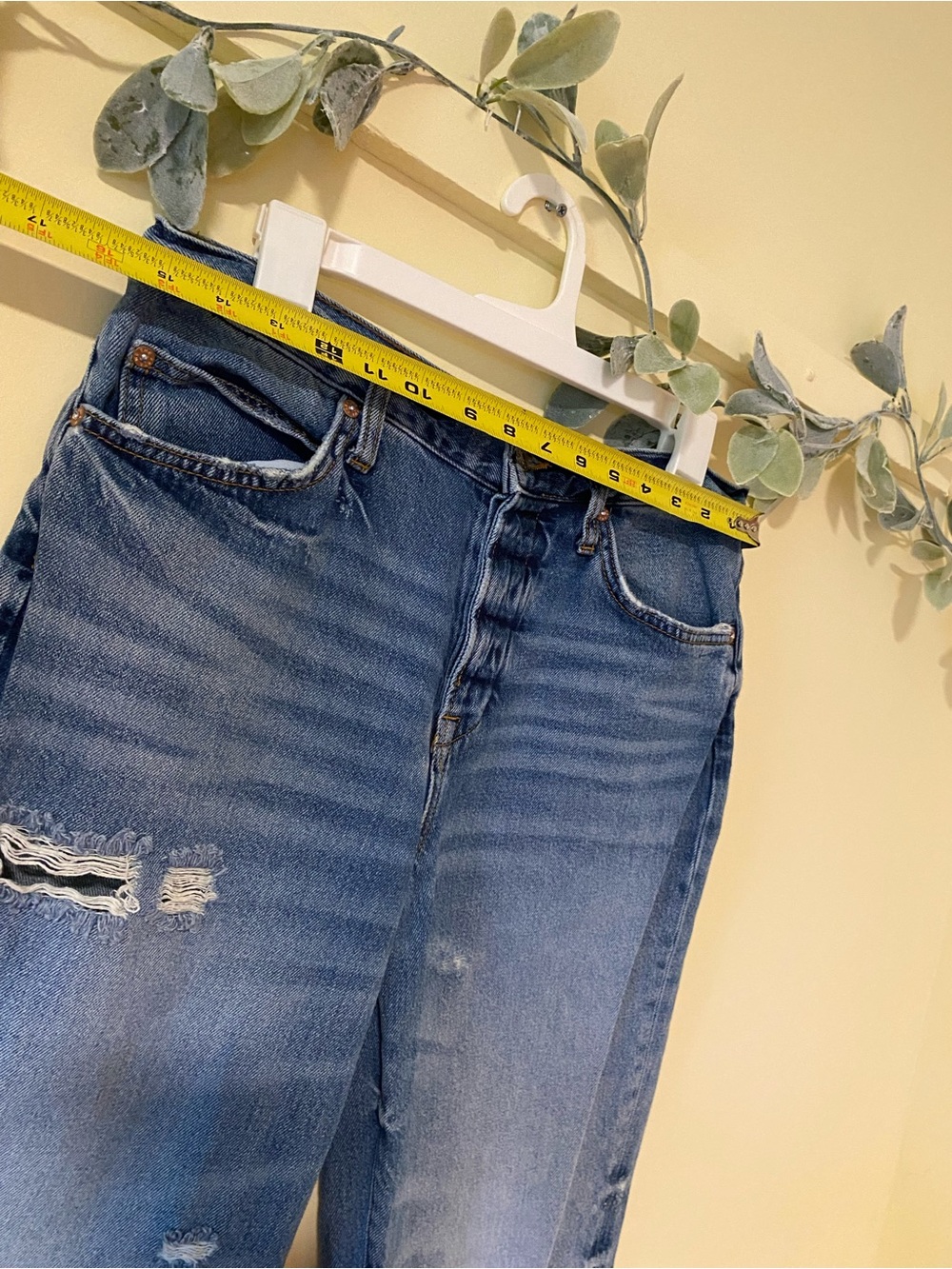 Free People Baggy Cropped Jeans - Picture 3 of 9